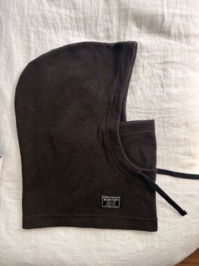 Burton Brown Fleece Hooded Pullover